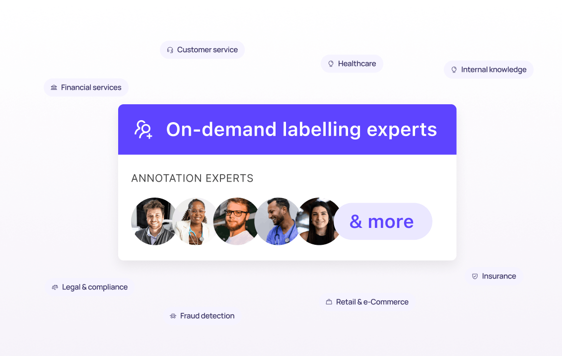 Leverage AI assistance for faster labeling